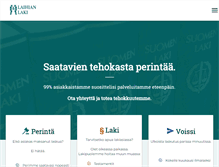 Tablet Screenshot of laihian-laki.fi
